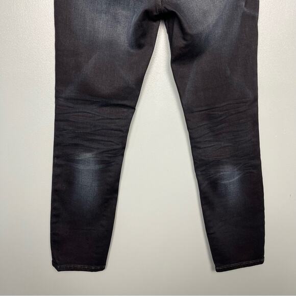 Madewell Skinny Skinny Crop Denim Jeans Dark Wash Whiskered size 27 - Picture 7 of 13